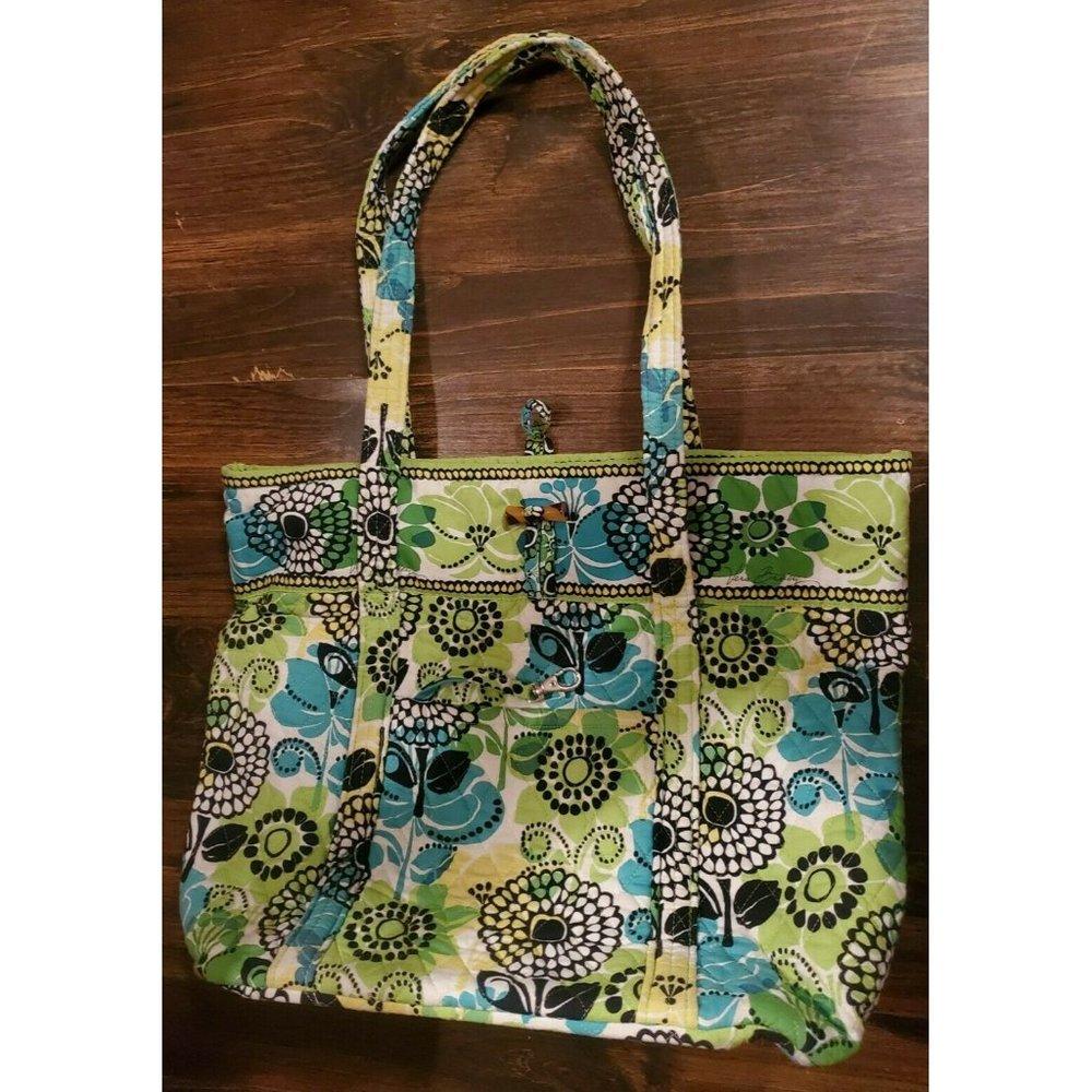 VERA BRADLEY Vera LIMES UP Tote Shoulder Handbag